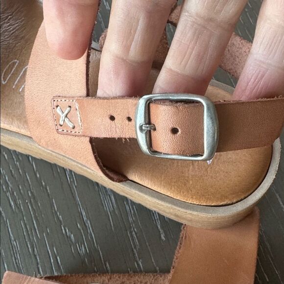 Musse & Cloud Natural Tan Strappy Sandals Platform Casual Boho Women’s Size EU37 - Picture 12 of 12